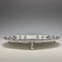 British Antique Silver Plate Card Tray Diameter 25.5cm 475g