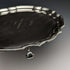British Antique Silver Plate Card Tray Diameter 25.5cm 475g