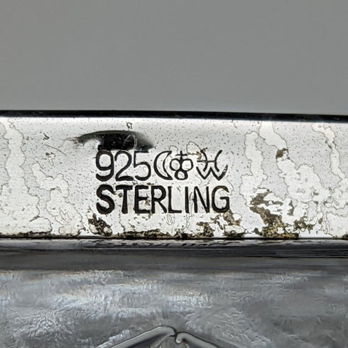 German Vintage Cut Glass Bowl with Sterling Silver Rim Decoration Diameter 18cm Emil Herman