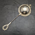Vintage silver-plated tea strainer