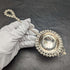 Vintage silver-plated tea strainer