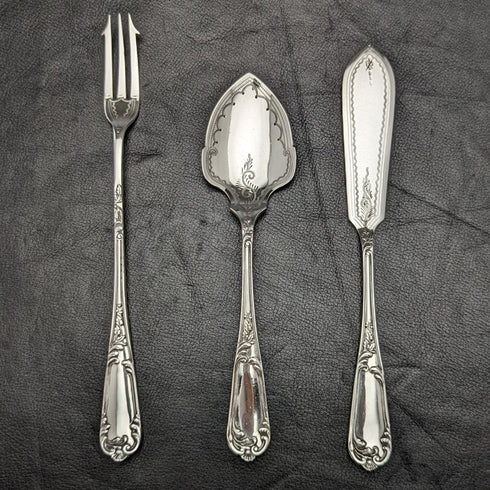 英国ヴィンテージ シルバープレート製 ケーキサービングセット マッピン&ウェッブ