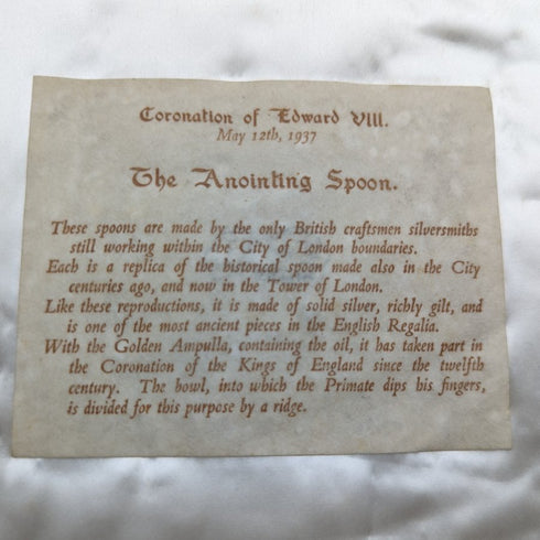 1936年 英国ヴィンテージ 純銀製 アノイティングスプーン 12本セット ケース入り