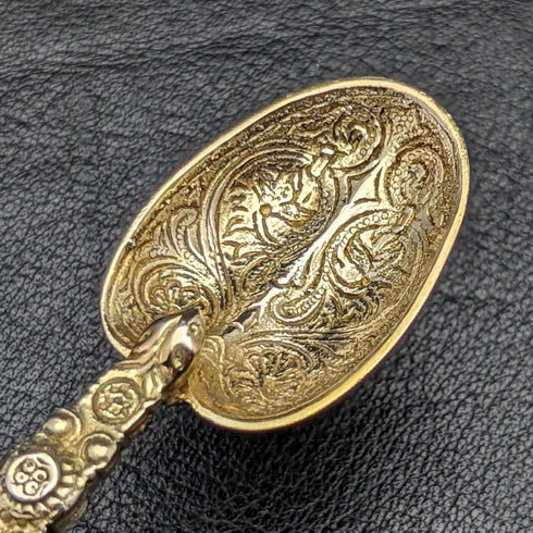 1936年 英国ヴィンテージ 純銀製 アノイティングスプーン 12本セット ケース入り