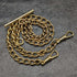 British Vintage Gold Plated Double Albert Chain