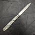 1816 British Antique White Pearl Shell Handle Pure Silver Blade Folding Pen Knife