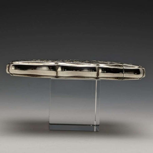 1900 British Antique Sterling Silver Thick Card Case 106g