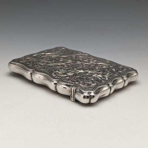 1900 年英國古董純銀厚卡夾 106 克