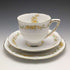 1940 British Gladstone teacup trio 3 sets