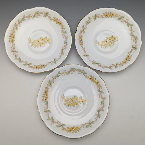 1940年頃 英国グラッドストーン ティーカップトリオ 3セット