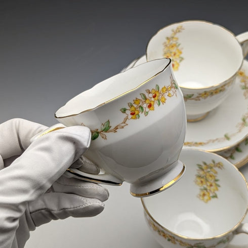 1940年頃 英国グラッドストーン ティーカップトリオ 3セット