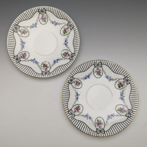 1920年頃 英国シェリー ティーカップトリオ ペア