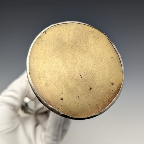 1909年 英国アンティーク 純銀製 中型花瓶 ペア 341g