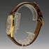 British vintage Benson men's wristwatch gold plated case 17 stones works well