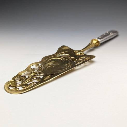 フレンチアンティーク 純銀ハンドル ケーキサーバ