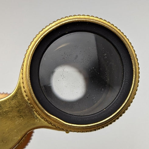 フレンチアンティーク マルチ白蝶貝装飾 オペラグラス 双眼鏡 ケース入り