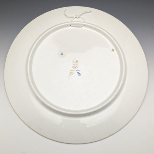 1960年代 フレンチ ヴィンテージ GIEN 陶器製 花柄デザイン 大皿 直径31cm