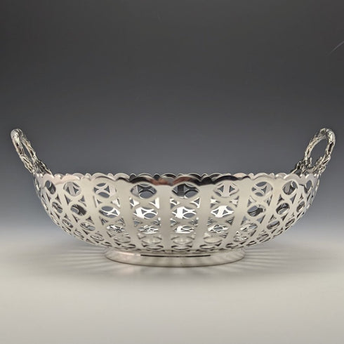 1911 年英國古董純銀碗形耳環裝飾 452 克 MAPPIN & WEBB