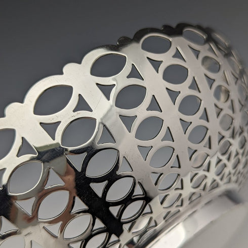 1911 年英國古董純銀碗形耳環裝飾 452 克 MAPPIN & WEBB