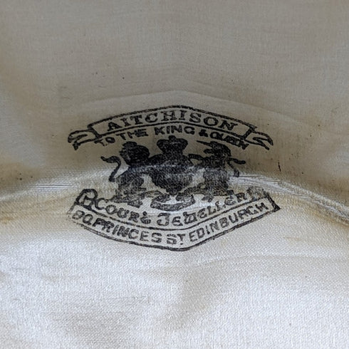 1909 British Antique Sterling Silver Bowl & Spoon Set in BOX