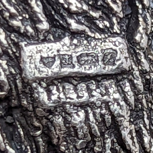 英国カントリーアーティスト社 テディベア 純銀張り彫刻 フィギュリン 501g