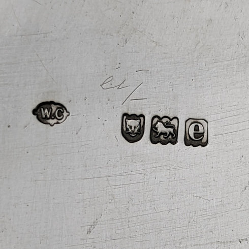 1900 年英國古董純銀浮雕碗 217 克 William Comyns