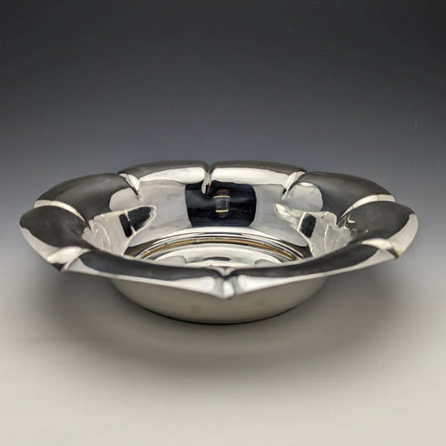 1901 年英國古董純銀花碗 319 克直徑 23 厘米亨利阿特金斯