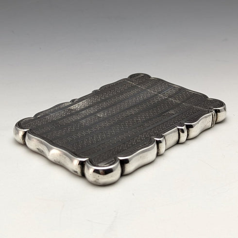 1847 年英國古董純銀名片盒 66 克愛德華史密斯