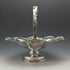 British Antique Silver Plate Large Basket Operating Handle 836g