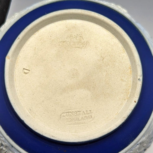 英国ヴィンテージ ジャスパーウェア製 シュガーポット William Adams