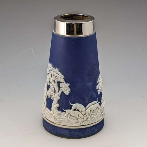 Jarrón / Florero de estilo vintage británico de Jasperware, William Adams