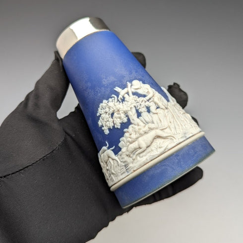 英國復古 Jasperware 花瓶/花瓶 William Adams