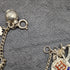 British vintage sterling silver charm bracelet 19g