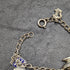 British vintage sterling silver charm bracelet 21g