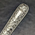 1868 British antique silver plate cutlery set 6x2 in mahogany case