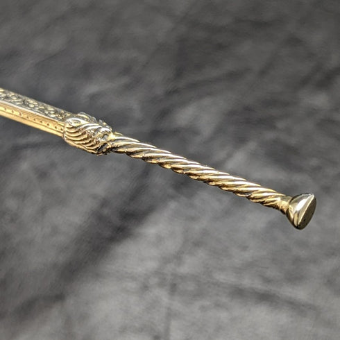 1936 British Vintage Sterling Silver Large Anoiting Spoon 96g