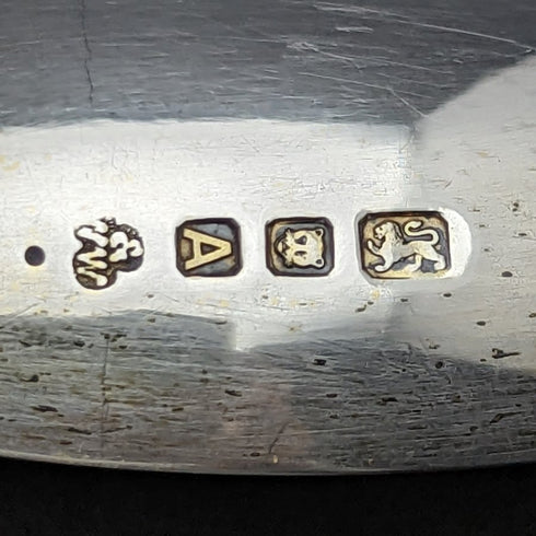 1936 British Vintage Sterling Silver Large Anoiting Spoon 96g