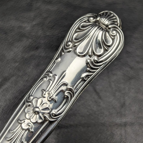 1967年 英国ヴィンテージ パイサーバー 純銀製ハンドル クイーンズパータン 紙箱入