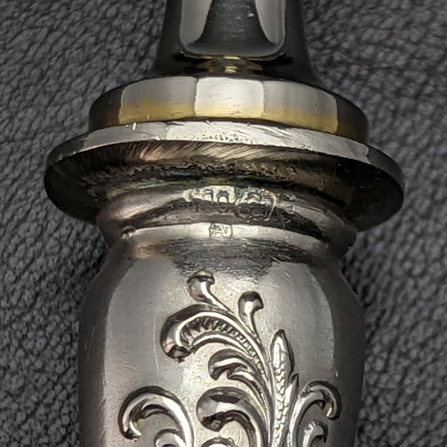 Early 20th Century German Antique Serving Cutlery 800 Silver Handle