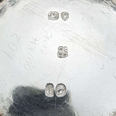 1856 British Antique Sterling Silver Mug 164g