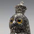 Vintage Sterling Silver Owl Shape Portable Perfume Bottle