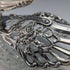 1972 British Vintage Swan Shape Sterling Silver & Cut Glass Accessory Case Large Medium Small Set of 3