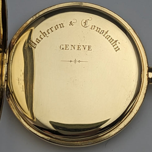 Around 1910 Antique Vacheron Constantin pocket watch K18 solid gold open face