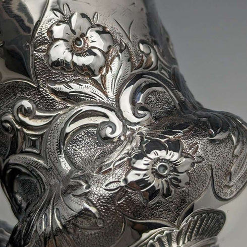 1836 British Antique Sterling Silver Mug 115g John James Keith