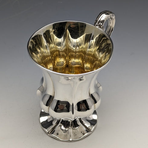 1853 年英國古董純銀馬克杯 122 克亨利威爾金森