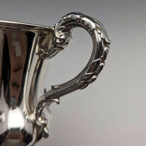 1853 British Antique Sterling Silver Mug 122g Henry Wilkinson