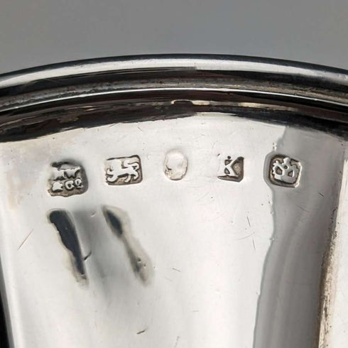 1853 British Antique Sterling Silver Mug 122g Henry Wilkinson