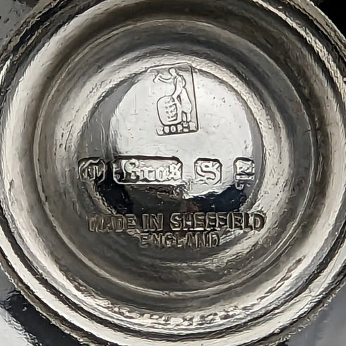 英国アンティーク シルバープレート製 シュガーボウル スコップ付き