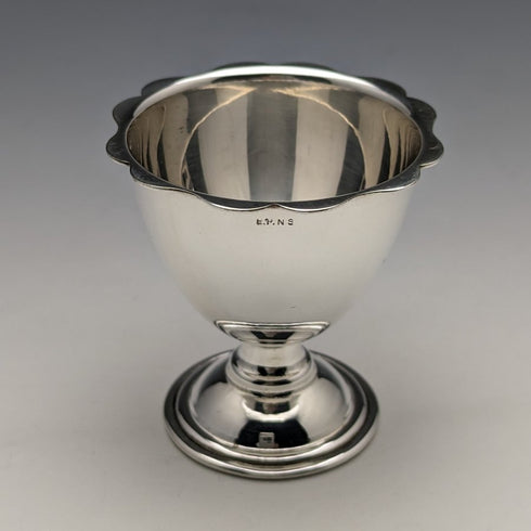 英国ヴィンテージ シルバープレート エッグスタンド&ナプキンリング&スプーンセット 箱入り