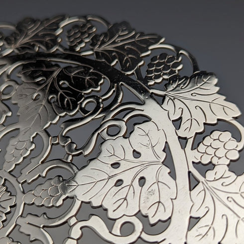 British vintage silver plate teapot stand pair